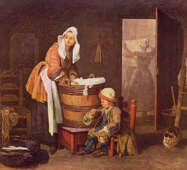 Jean Simeon Chardin La lavandera